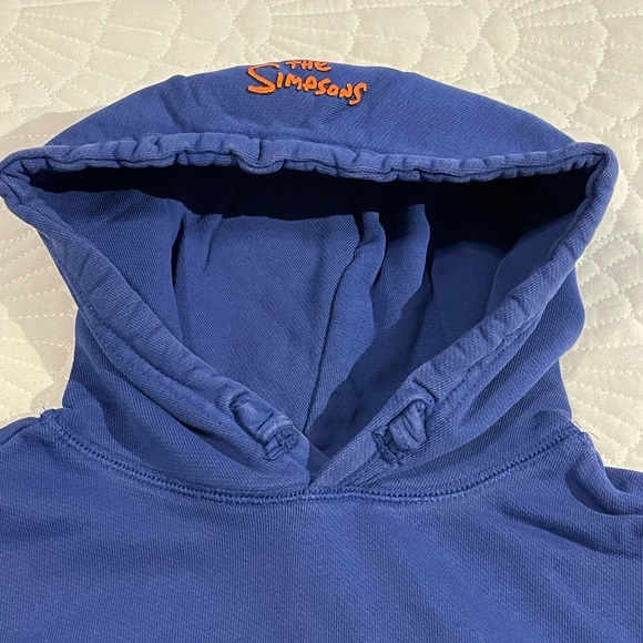 Zara “The Simpsons- Bart” Hoodie- Blue Size 10 - Picture 2 of 10